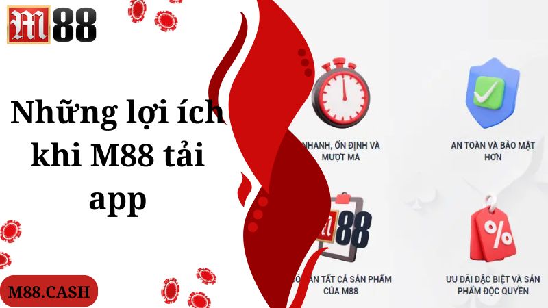 M88 Tải app: Hướng dẫn cách tải game cho Android/IOS 4 Những lợi ích khi M88 tải app